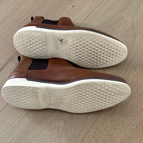 Cole Haan Brown slip on leather Boots 13W - Picture 7 of 9